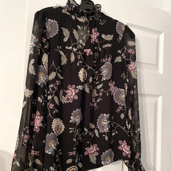 Vince Camuto Tops - Sheer blouse with ruffle